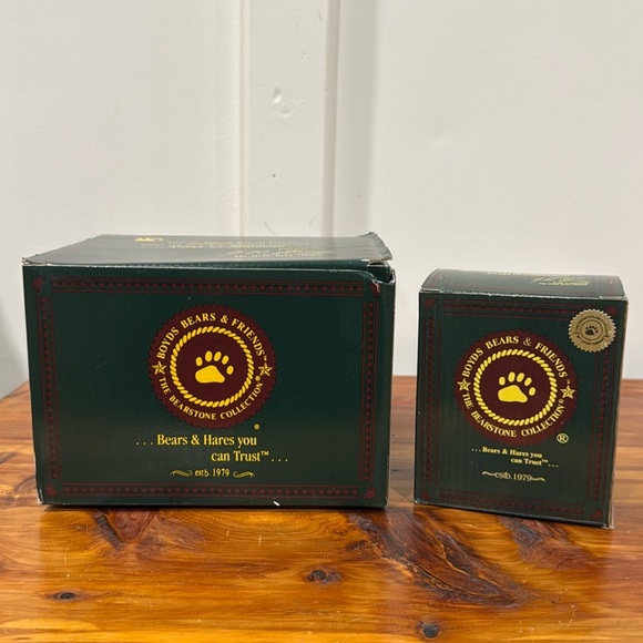 Boyds Bears & Friends "Noah & The Golden Rule" and "Jeremy as Noah Ark Builder" - Picture 9 of 11